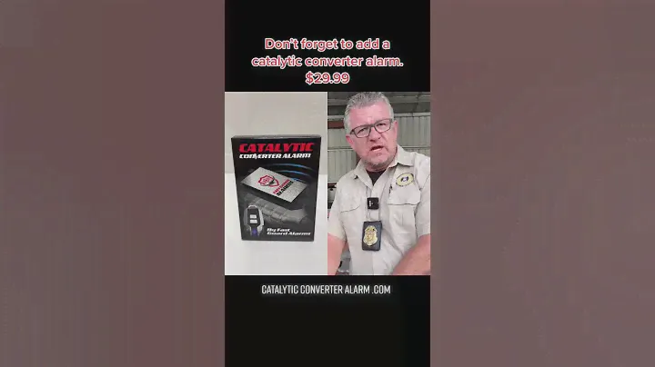 Catalytic converter theft