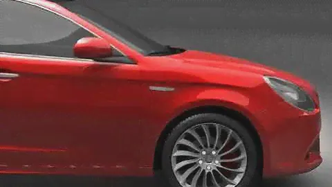 3D Model of 2011 Alfa Romeo Giulietta Review