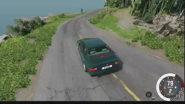 BMW E36 Crash