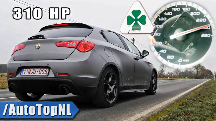 Alfa Romeo Giulietta QV 310HP SOUND & 0-240 LAUNCH CONTROL by AutoTopNL