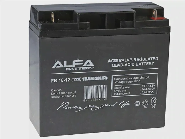 Аккумулятор Alarm Force (Alfa Battery) FB 18-12