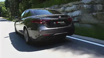 Alfa Romeo Giulia Veloce with REMUS axle-back system
