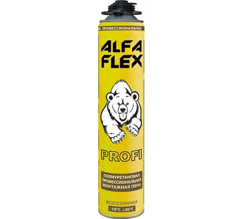 Пена монтажная ALFA Flex Profi 65 всесезонная, до 65л 71549-0