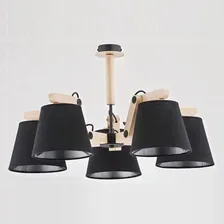 Люстра на штанге Alfa Joga Black 22715