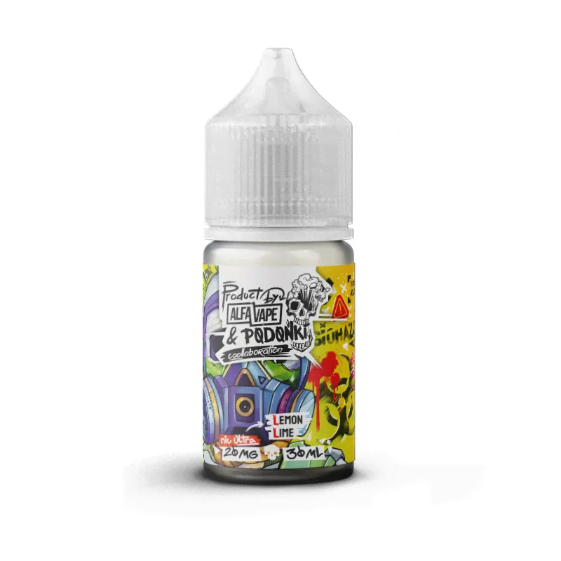 Жидкость PODONKI ALFA VAPE Salt 2% ULTRA 30 ml Лимон Лайм-0