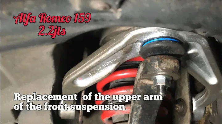 Alfa Romeo 159 2.2 jts replacement of the upper arm of the front suspension