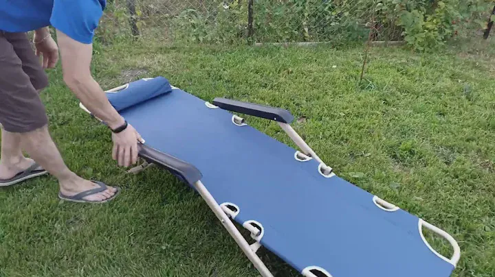 Кресло шезлонг раскладушка
