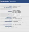 Трехдиапазонная беспроводная сетевая карта ALFA AWUS036AXML MT7921AUN WIFI 6E, Сделано в Тайване (art.: 3920c28b9f560)