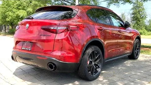 2022 Alfa Romeo Stelvio Q4 Red Metallic 280HP | In-Depth Visual Walk Around