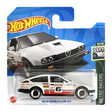 Машинка Базова Hot Wheels Alfa Romeo GTV6 3.0 Retro Racers 1:64 HKJ83 White