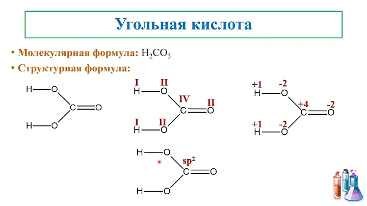 Угольная кислота.  Соли угольной кислоты. Карбонаты. Гидрокарбонаты. Получение и свойства