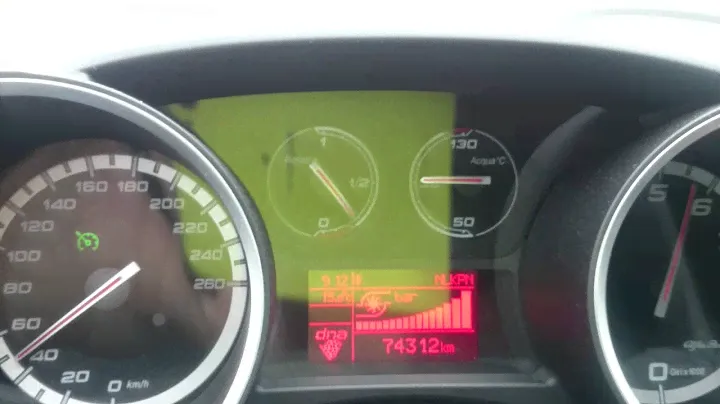 Acceleration 0-100 Alfa Romeo Giulietta Multiair stage 2