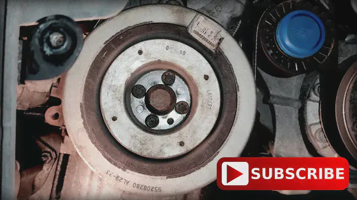 The difference between a new and a 10 years old Crankshaft Belt Pulley / Alfa Romeo 159 2.0 jTDM