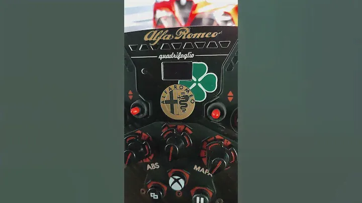 Alfa Romeo  3D sticker for Fanatec wheel