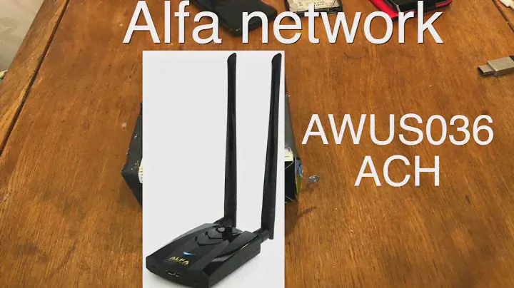 Обзор и распаковка беспроводного USB-адаптера Alfa network AWUS036ACH