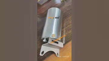 Sanitary stainless steel butterfly valve with pneumatic actuator.
