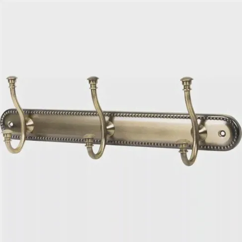 Планка 3 крючка Grampus Alfa цвет античная латунь GRAMPUS Alfa GR-9505-3-0