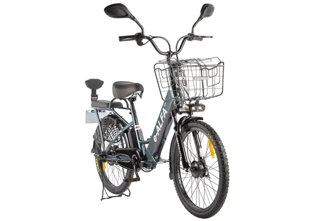 Велогибрид Green City e-ALFA new Темно-серый-3