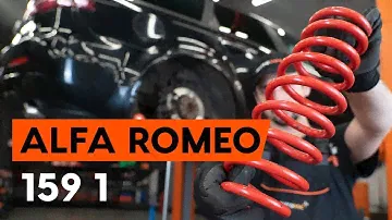 Как поменять задние пружины на ALFA ROMEO 159 (939) [УЧЕБНИК AUTODOC]