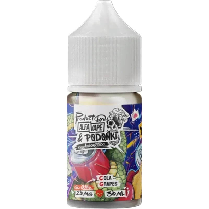 Жидкость Alfa Vape & Podonki Cola Grapes — Кока-кола с Виноградом 2%, 30 мл-0