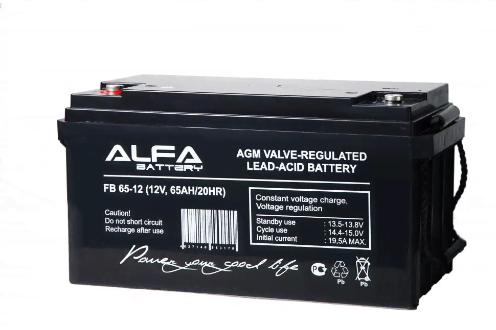 Аккумулятор ALFA BATTERY FB 65-12-0