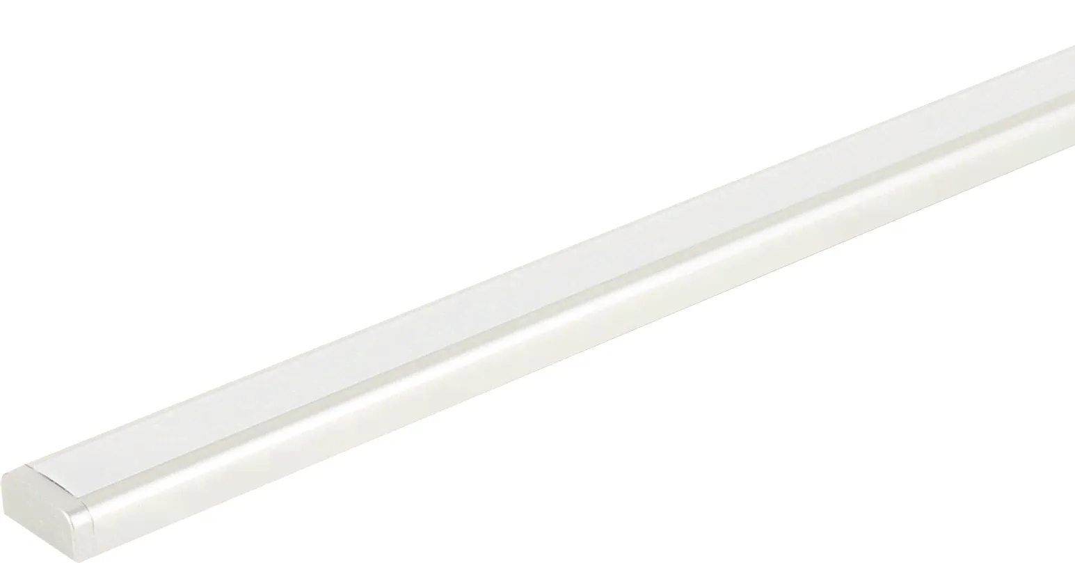 Светильник ALFA CLICK- 1600 накладной 16Вт, 12В, лента 120 LED/м, каб. 2м с разъемом MiniPlug серебро/свет теплый-0