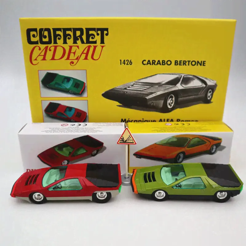 🛍 Набор игрушек Atlas Dinky 1:43, 1426 1426P Carabo Bertone meconics Alfa Romeo, литые модели автомобиля, подарок, Коллекционная модель-2