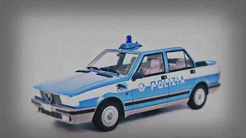 Alfa Romeo Giulietta 1.8 Polizia 1:18 Scale by Laudoracing - Models
