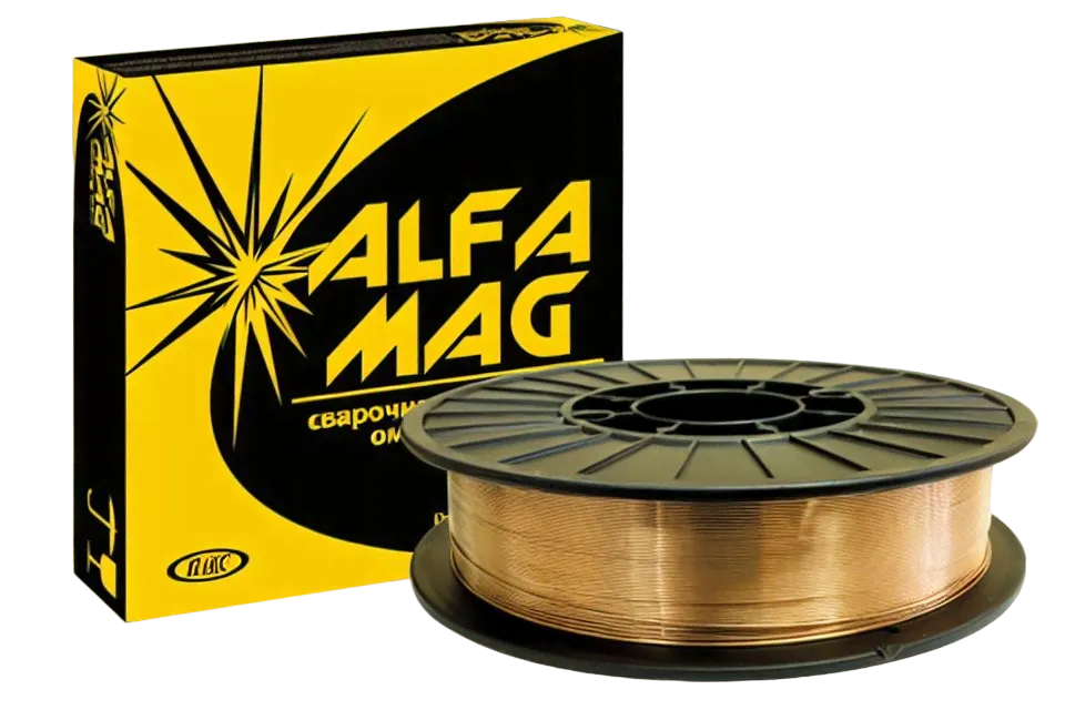 Проволока сварочная СВ0Г2С 0,8мм 5кг Alfa Mag SG2