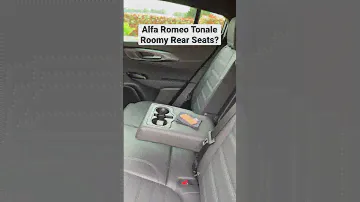 The Alfa Romeo Tonale is a Compact Crossover with Roomy Rear Seats!