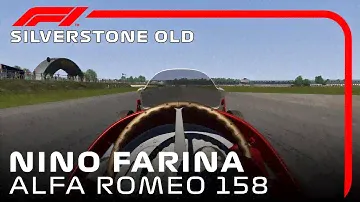 F1 1950 Silverstone Old layout | Nino Farina | Alfa Romeo 158