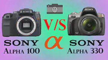 Sony Alpha 100 vs Sony Alpha 330