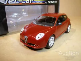 Alfa Romeo MITO Red NOREV Jet-Car 1:43 металл Альфа Ромео Мито