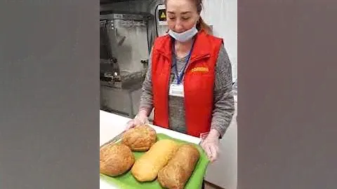 Приготовление горячего хлеба в печи Smeg Alfa.