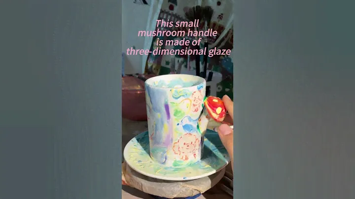 The little animals on the cup are simply too cute #culture #art #customization #painting #anime