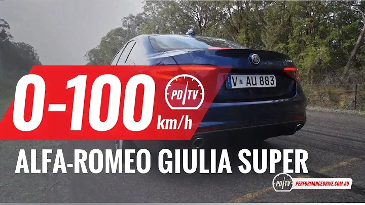 2018 Alfa Romeo Giulia Super (diesel) 0-100km/h & engine sound