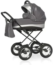 Коляска 2 в 1 Riko Basic Alfa Ecco Classic 01 серый