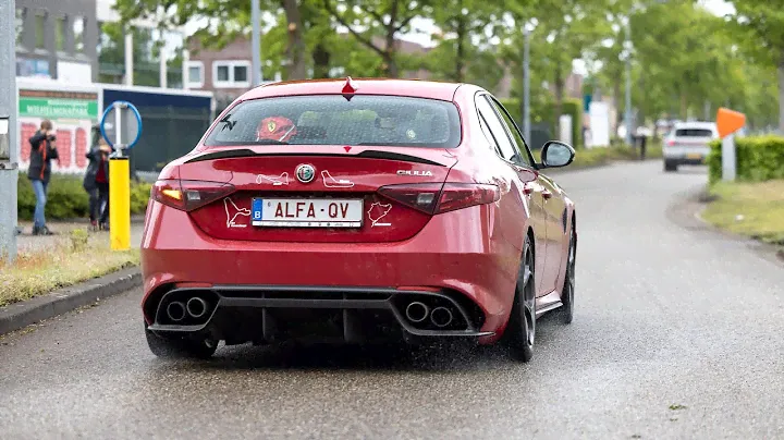 Alfa Romeo Giulia Quadrifoglio - Acceleration Sounds !