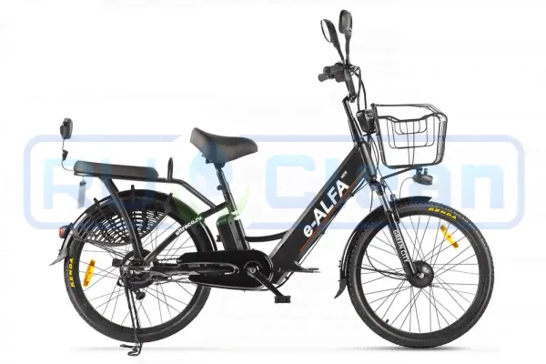 Электровелосипед GREEN CITY e-ALFA new (черный)-0