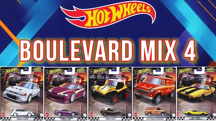 "Review of Hot Wheels Boulevard Mix 4 2024 & Boulevard Mix 5 2023 – The Latest and Best Collection"