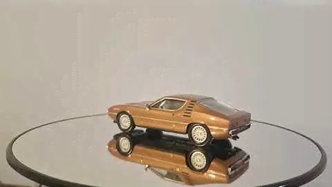 Alfa Romeo Montreal, 1:43 scale model by DeAgostini - presentation