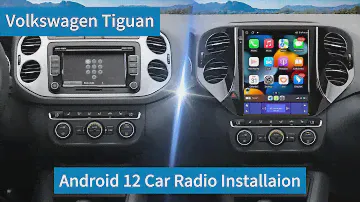 For Volkswagen Tiguan Tesla Style Head Unit install | Android 12 | T72 Model | ISUDAR