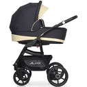 Детская коляска Riko Basic Alfa Ecco 3 в 1, эко-кожа
