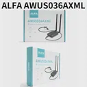 Трехдиапазонная беспроводная сетевая карта ALFA AWUS036AXML MT7921AUN WIFI 6E, Сделано в Тайване (art.: 3920c28b9f560)