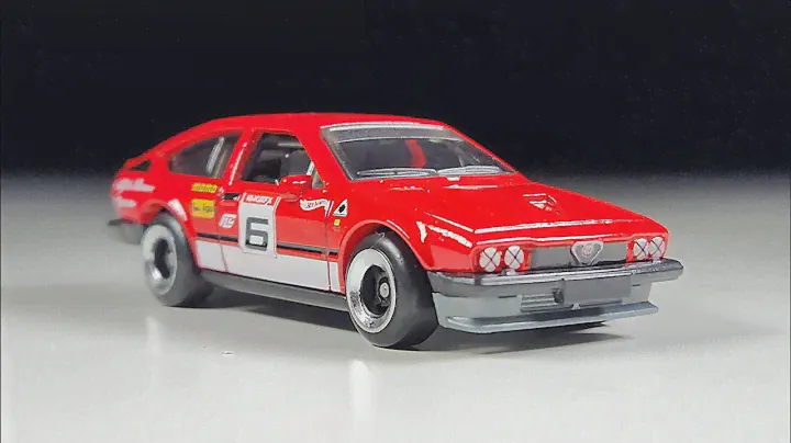 Hot Wheels Mainline Review: Alfa Romeo GTV6 3.0 | NEW for 2023 | 2023 Retro Racers