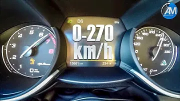 Stelvio Quadrifoglio (510hp) - 0-270 km/h acceleration🏁