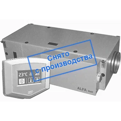 Приточная вентиляционная установка 2vv ALFA-C-20ES-DP-2