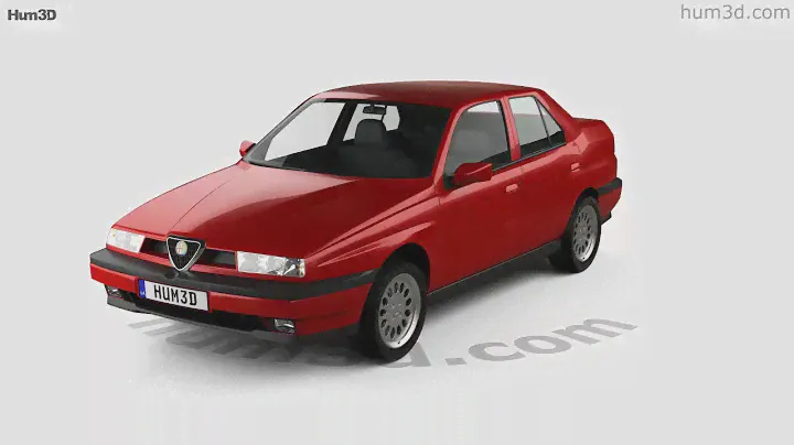 Alfa Romeo 155 1998 3D model by 3DModels.org