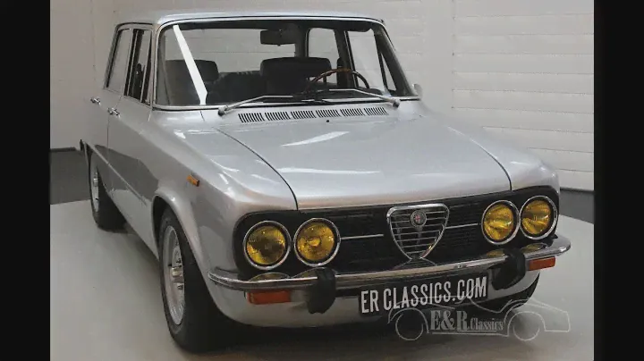 Alfa Romeo Giulia Nuova Super 1600 1977 -VIDEO- www.ERclassics.com