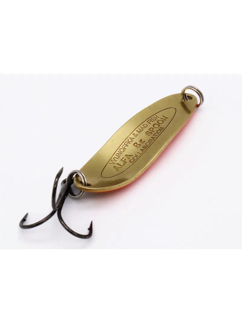 Блесна VYUNOFFKA ALFA 56mm, 8g, № 02 Gold-1